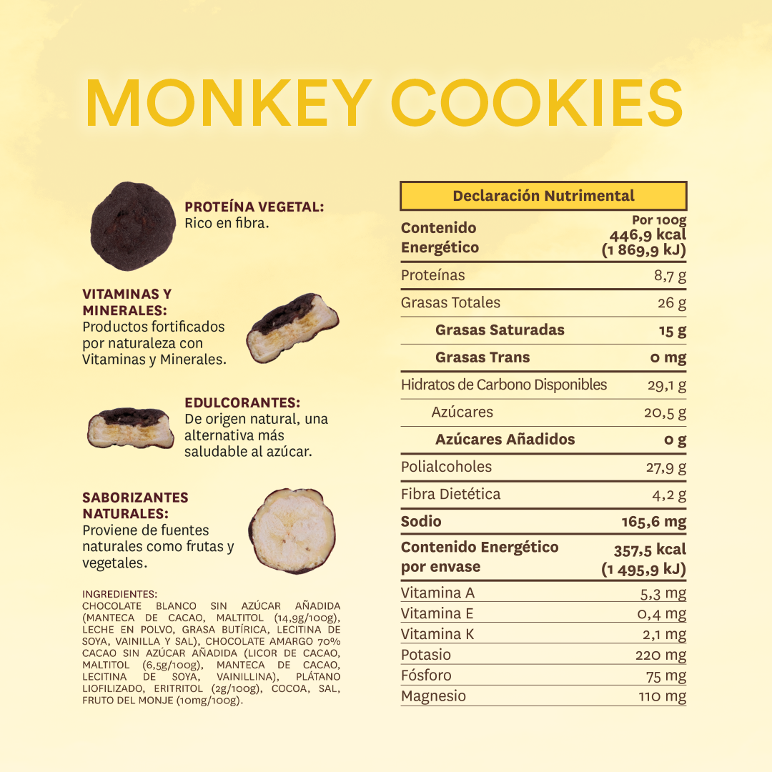 Monkey Cookies Box (15pz)